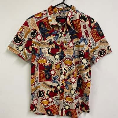 Dangerfield Mens  Size XL Printed Shirt Multicoloured / Pattern 