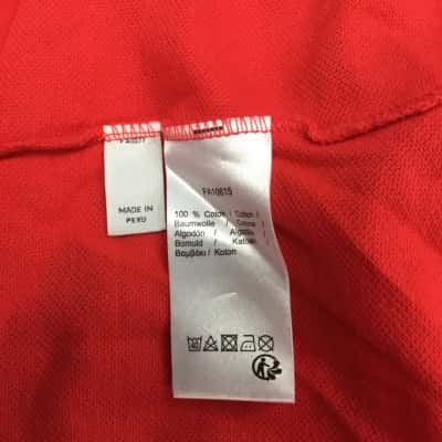 Lacoste Mens  Size S Polo Shirt Red 