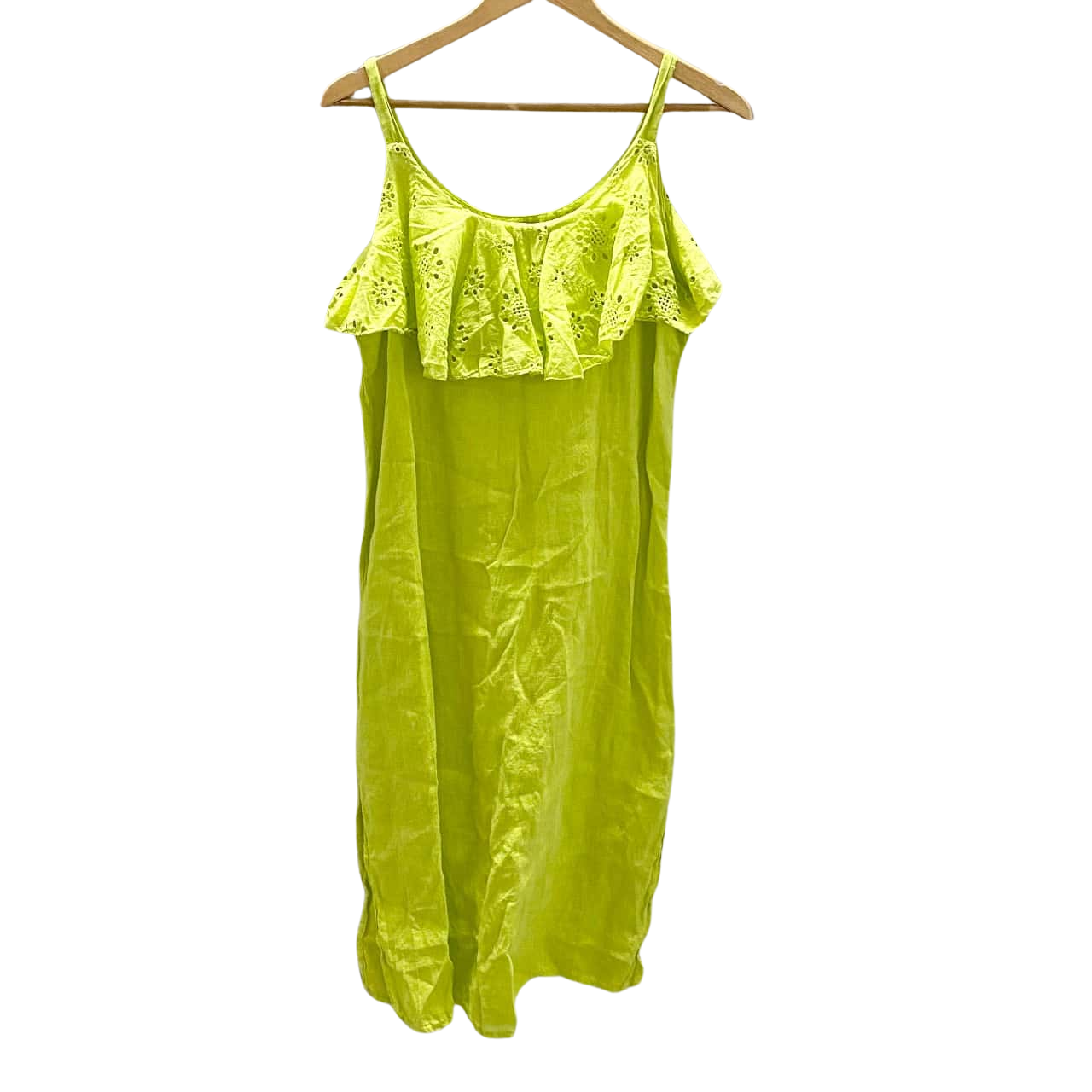 Valentina Naldo Size M Sleeveless Dress Lime Green(s) - Used Very Good |  Salvos Stores