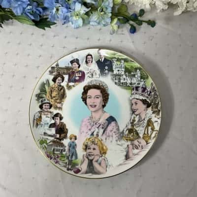 Coalport Commemorative Plate to Celebrate Queen Elizabeth II 60th Birthday