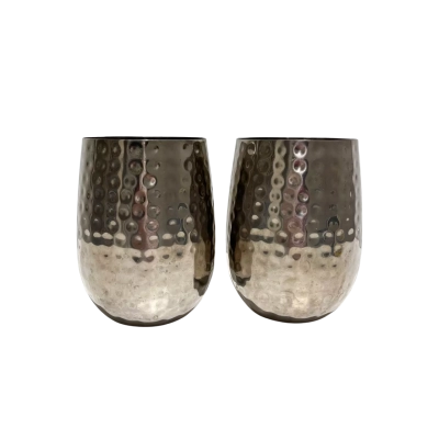 Copper Hammered Cups