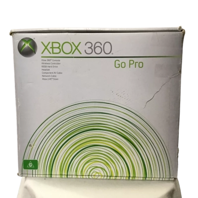 XBOX 360 Go Pro Silver Complete 