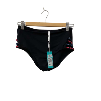 Seafolly Womens  Size 10 Bikini Bottoms Black  