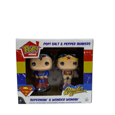 DC Funko Pop! Salt & Pepper Shakers: Superman & Wonder Woman