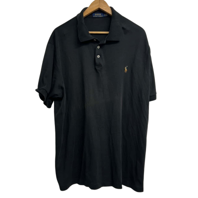 Polo Ralph Lauren Mens Size XL Black Polo Shirt  