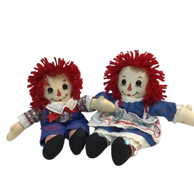 Raggedy Annd & Andy Dolls 30"