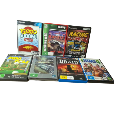 7x Assorted PC Games Bundle