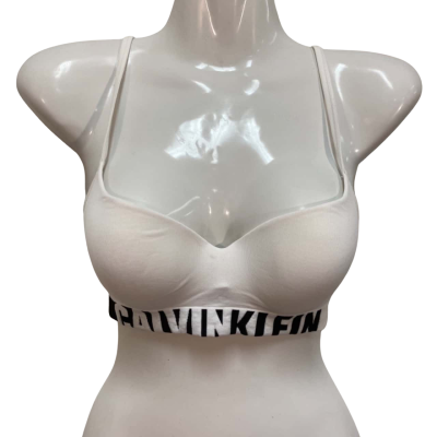 BNWT Calvin Klein Womens Size 34C White Demi T-Shirt Bra