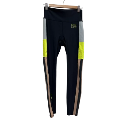 P.E Nation Womens Black/Grey/Yellow/Dusty Beige Pants Size M 