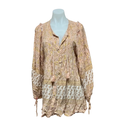 Jaase Womens Size L Long Sleeve Shirt Multicoloured / Pattern 