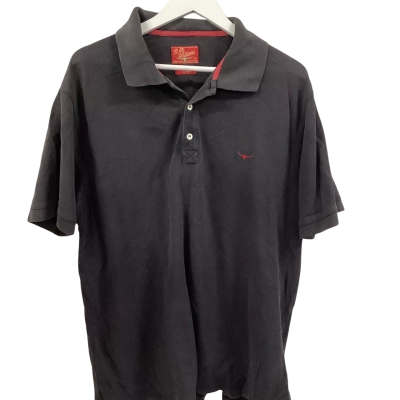 RM Williams Mens  Size XXXL Polo Shirt Black 