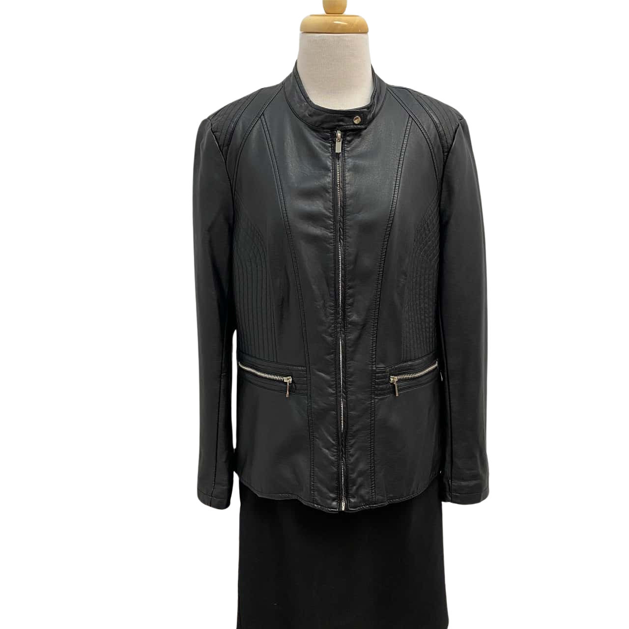 liz jordan red leather jacket