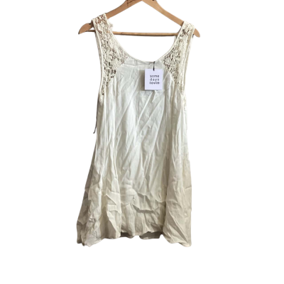 SomeDays Lovin  Womens  Size 8 White Dress