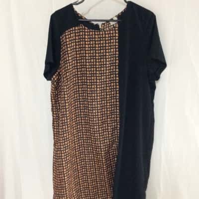 Postie Womens  Size 18 Short Sleeve Dress  Black  