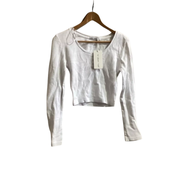 Little White Lie  Womens  Size 8 Long Sleeve Top White 