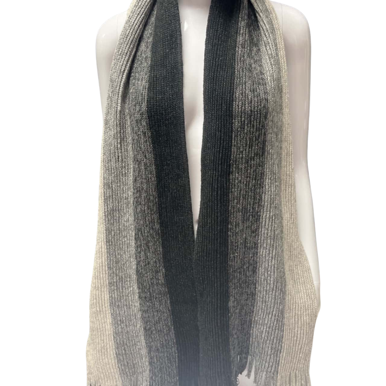 Men Connor grey and black scarf