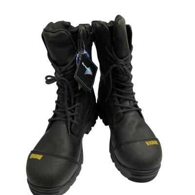  Magnum Mens  Size 43 Pro Ems Double Zip CT/CP Steel Cap Boots Black  