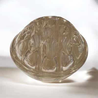 Vintage glass flower frog 