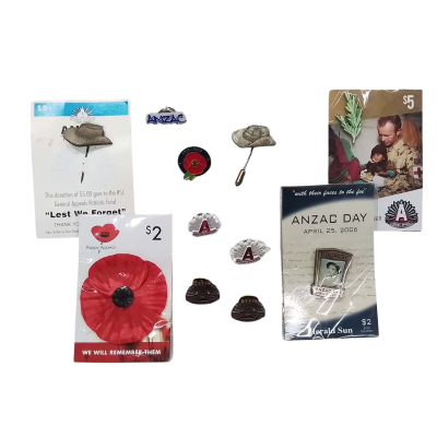 Small Lot of Assorted ANZAC Day Pins