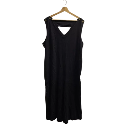 Elm Embrace Women’s Sleeveless Jumpsuit Black BNWT