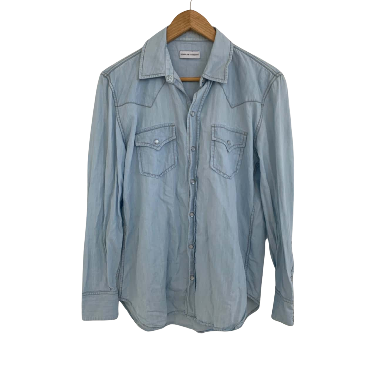 Scanlan Theodore Size 10 Blue Button Up (s)