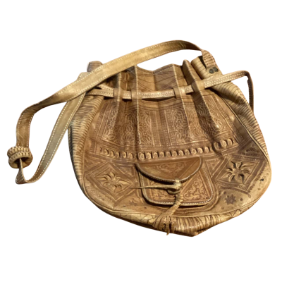 Boho patterned Handbag Brown 