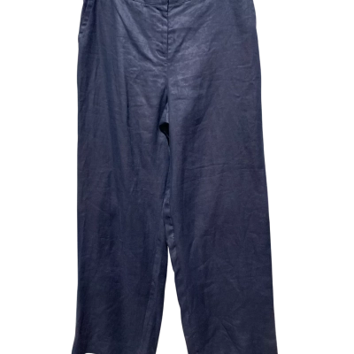 Jacqui-E Womens  Size 12 Ankle Length Pants / Wide Leg Pants Navy Blue 