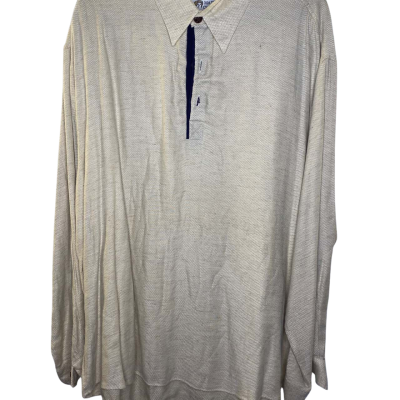 Maitre Chemise Mens  Shirt Size XL Beige 