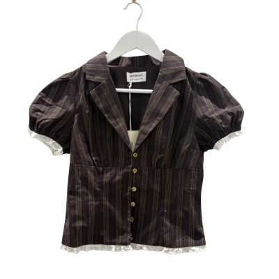 Pepper Mayo  Womens  Size 8 / XS Blouse Striped 