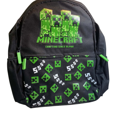 Kids Minecraft Printed Backpack 