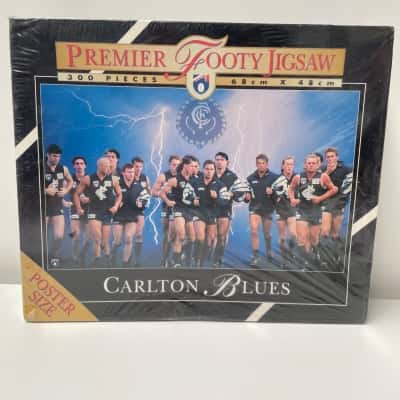 Carlton premier footy jigsaw puzzle 1995