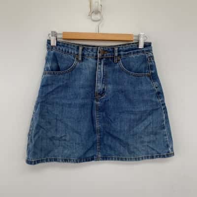 Princess Highway Blue Denim Mini Skirt  Size 8 