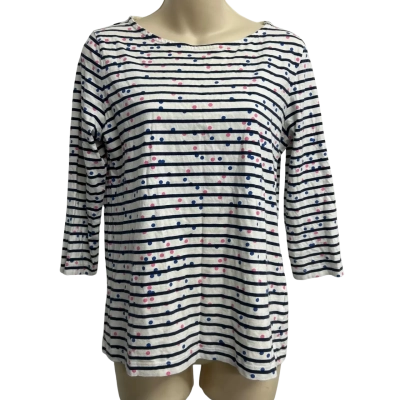 Crew Clothing Company Womens Size 12 Striped Shirt