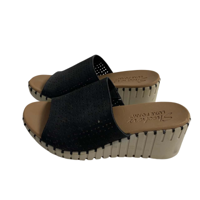  Women’s Size 7 Sketchers Luxe Foam Wedge Sandals 
