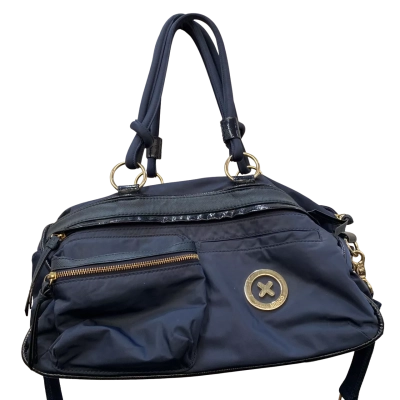 Womens Mimco Mini Duffle Bag Blue / Gold / Navy Blue 