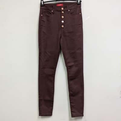 Guess Womens Maroon Jeans Size 31
