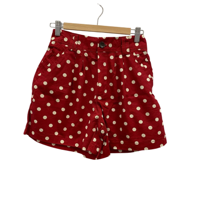 Unbranded Women's Shorts Size 8 Polka Dot / Red 