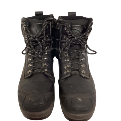JB'S Men's Size 8 Steel Cap Boots Black / Grey 