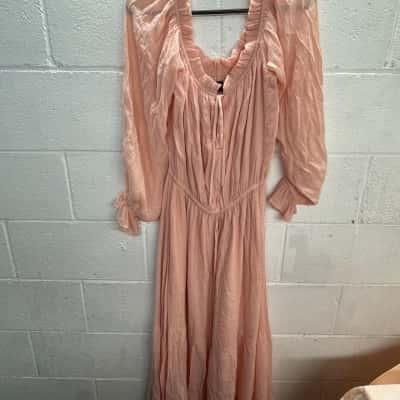 Minkpink Womens  Size L Off The Shoulder Dress Pink  