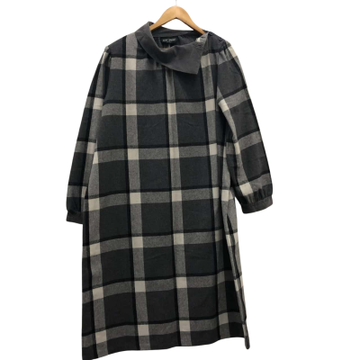 Suzy Speed  Womens  Size 14 Vintage Midi Dress Black  / Grey / White 