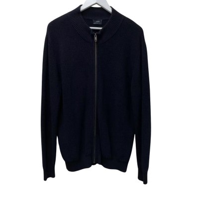 Saba Mens  Size S Knit Jacket Black - 100% Cotton