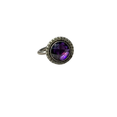 Pandora Womens Ring Purple / Silver S925