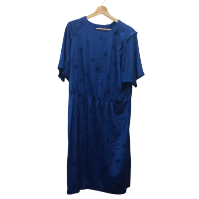 Vintage Debra Lee Dress  Womens  Size 20 Blue 