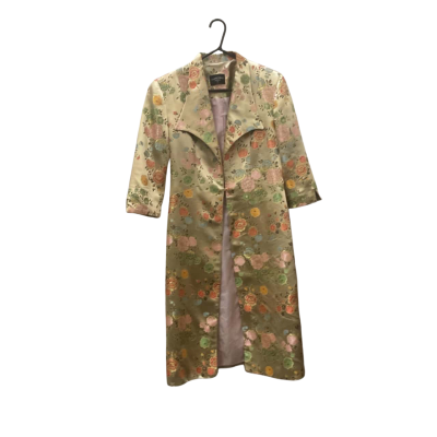 Women’s Garfunkle Size 10 Suit Jacket Floral / Gold Vintage