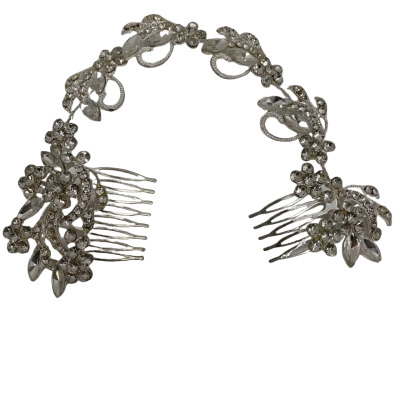 Unbranded Women's Bridal Style Hair Accessory Silver 