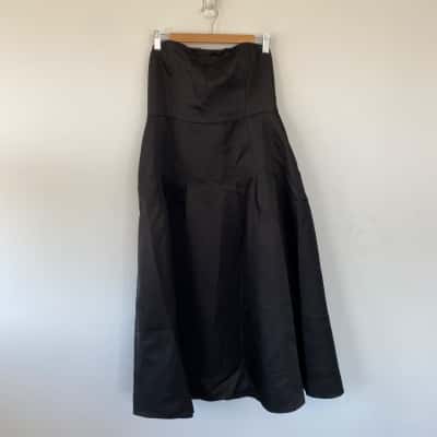 Tussah Black Kite Midi Dress Size 14
