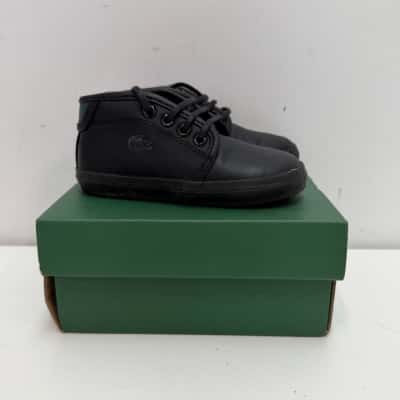 Lacoste Infant - Ampthill Black Shoes - Size 6 / EU 23