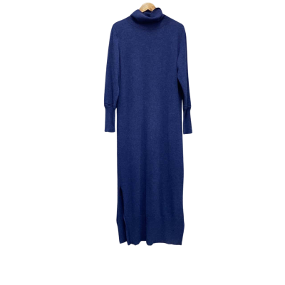 Bridge & Lord Womens  Size S Cashmere Merino Maxi Dress Blue 