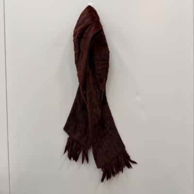 Vintage David Jones Dark Brown Copper Real Fur Ermine Tippet Scarf