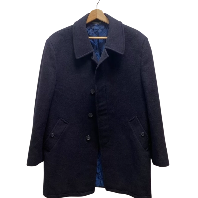Vesmoda Mens  Size L Navy Wool Coat